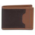 Travelon Travelon 82865-740 SafeID Hack-Proof Accent Deluxe Billfold Wallet with RFID Blocking; Brown 82865-740